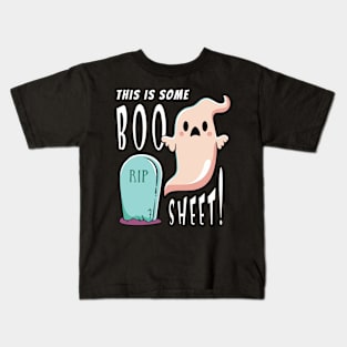 This is some Boo Sheet! Ghost with grave Kids T-Shirt